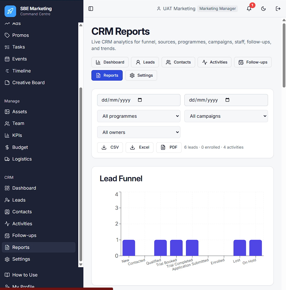 Marketing CRM SBE screenshot 6