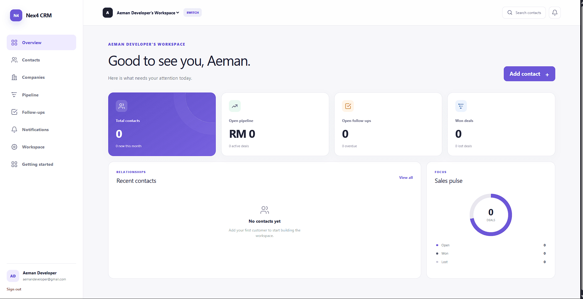 Nex4 CRM screenshot 3