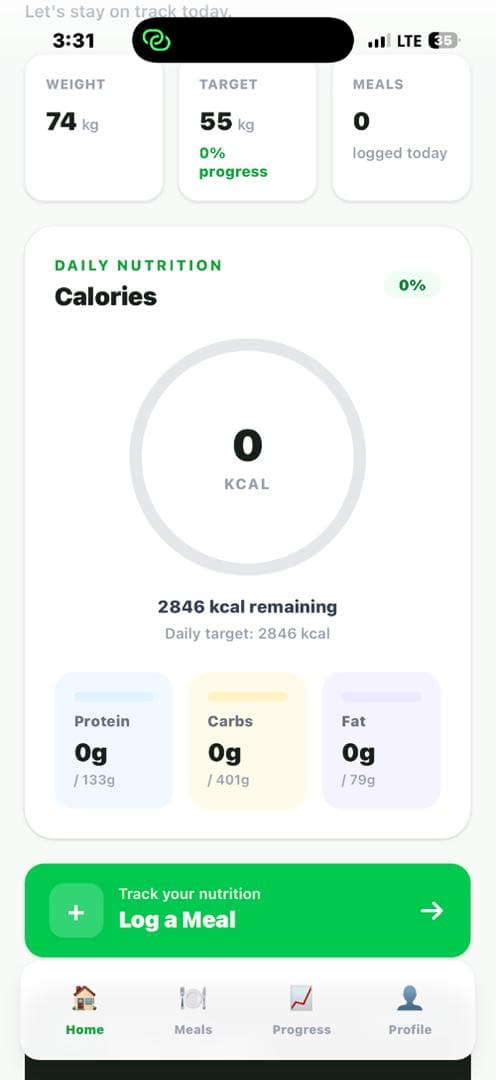 NutriTrack AI screenshot 2